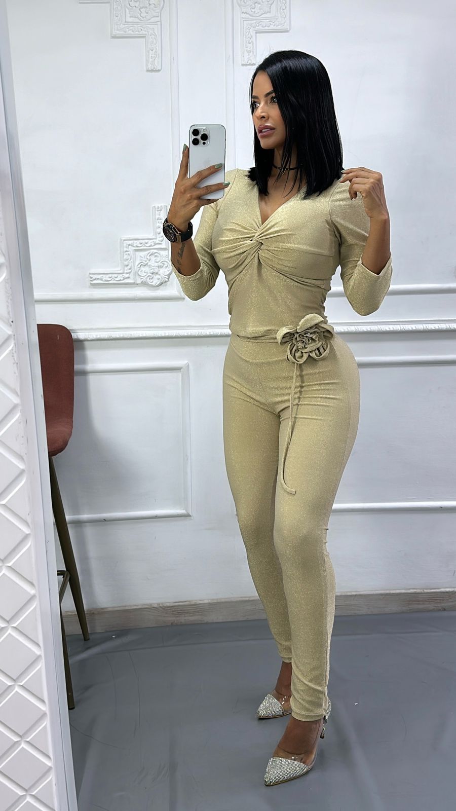 Elegant 2 Piece glitter set