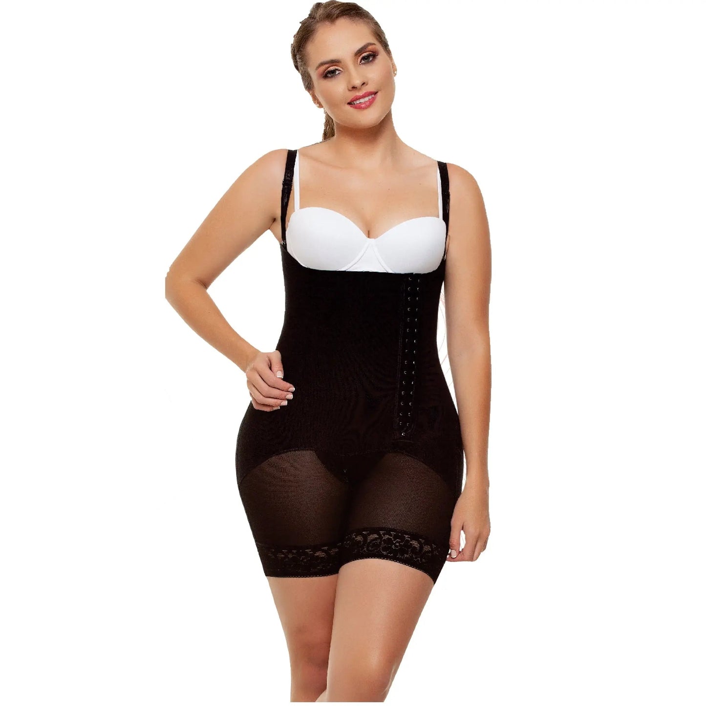 Left-sided hooks open bust shaper. Ref. 022881 - 032881 Fajitexinternacional
