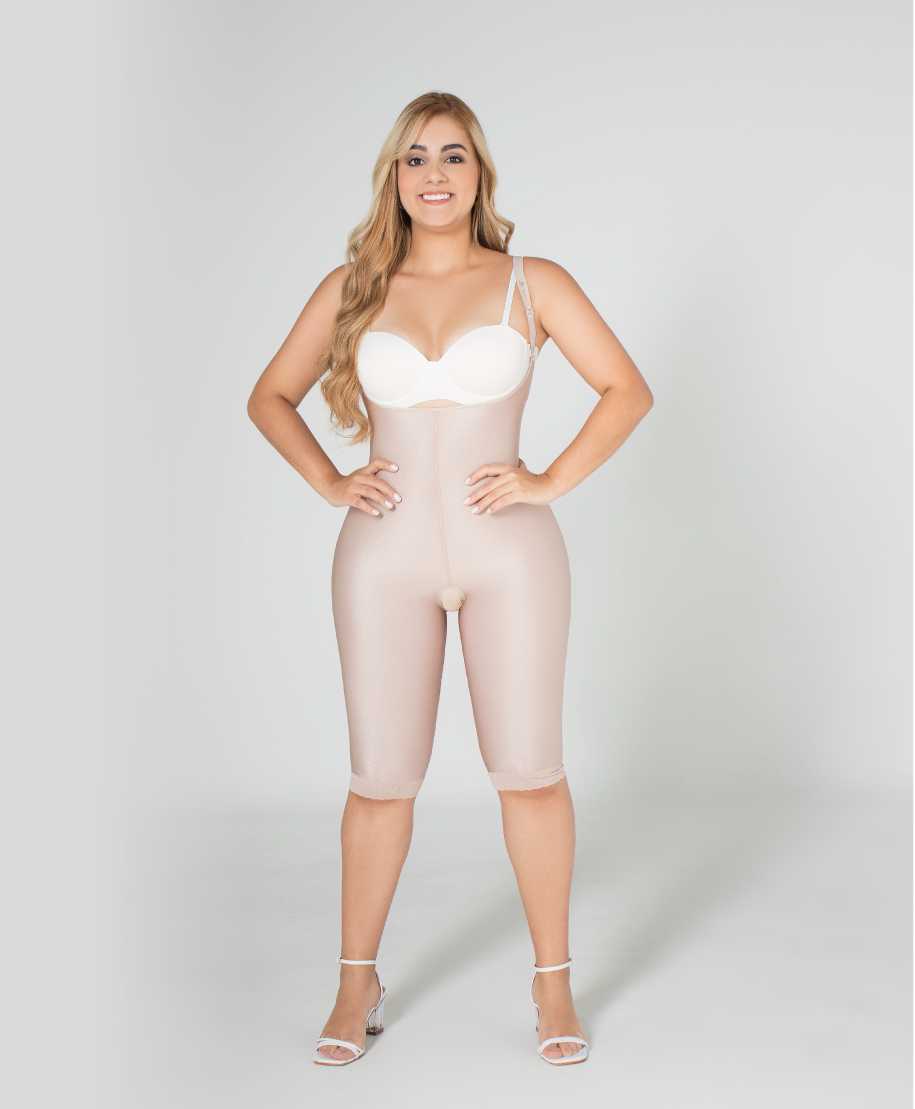 Middle compression post-surgical bodysuit shapewear. Fajitexinternacional
