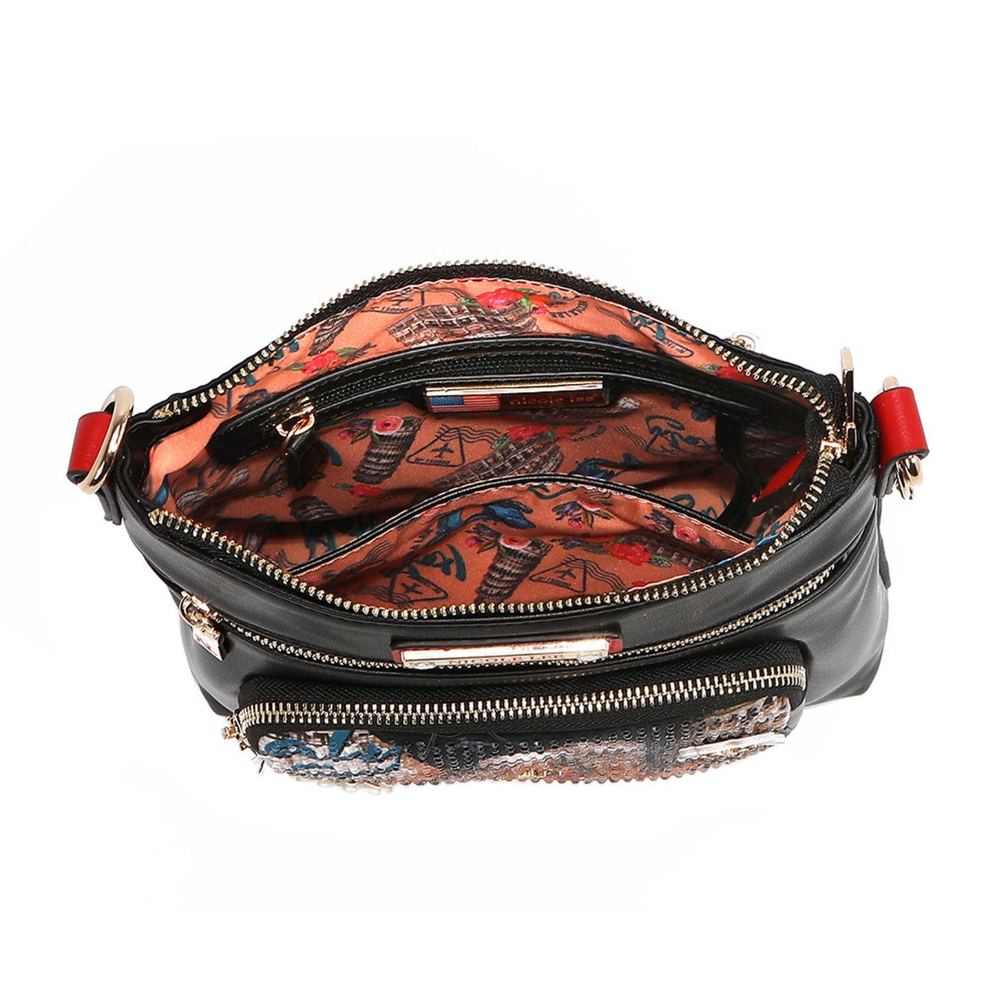 MARTHA TRAVELS ITALY - ZIP CROSSBODY
