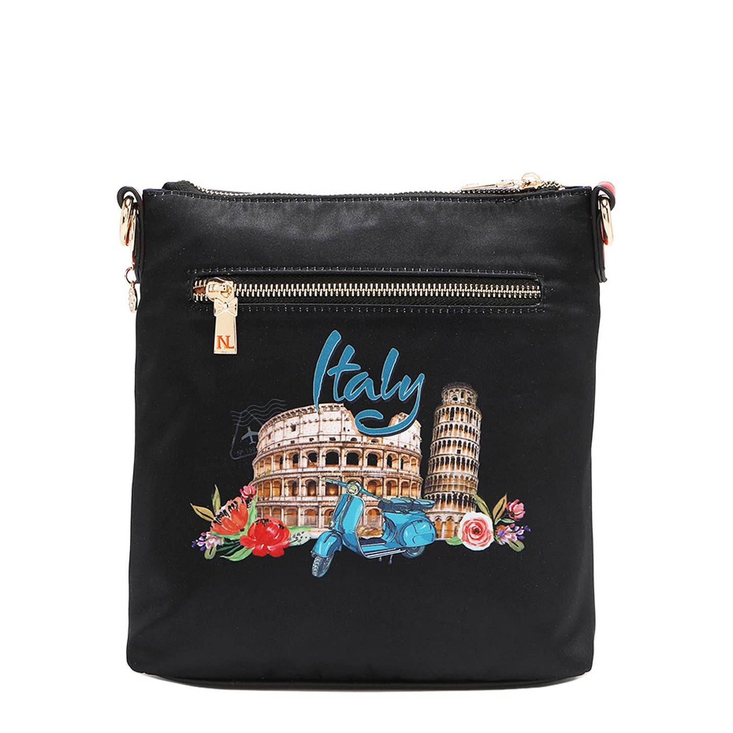 MARTHA TRAVELS ITALY - ZIP CROSSBODY