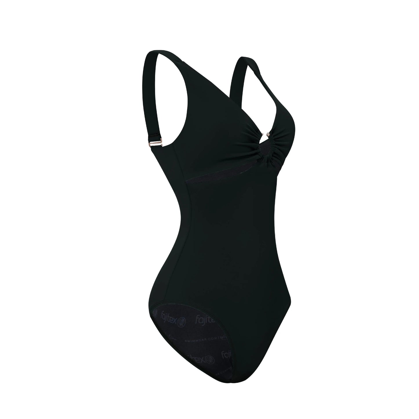 swimsuit One-piece with ironwork on neckline. Ref. 528025 Fajitexinternacional