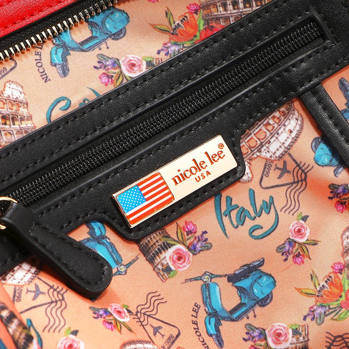 MARTHA TRAVELS ITALY - WIDE HANDBAG