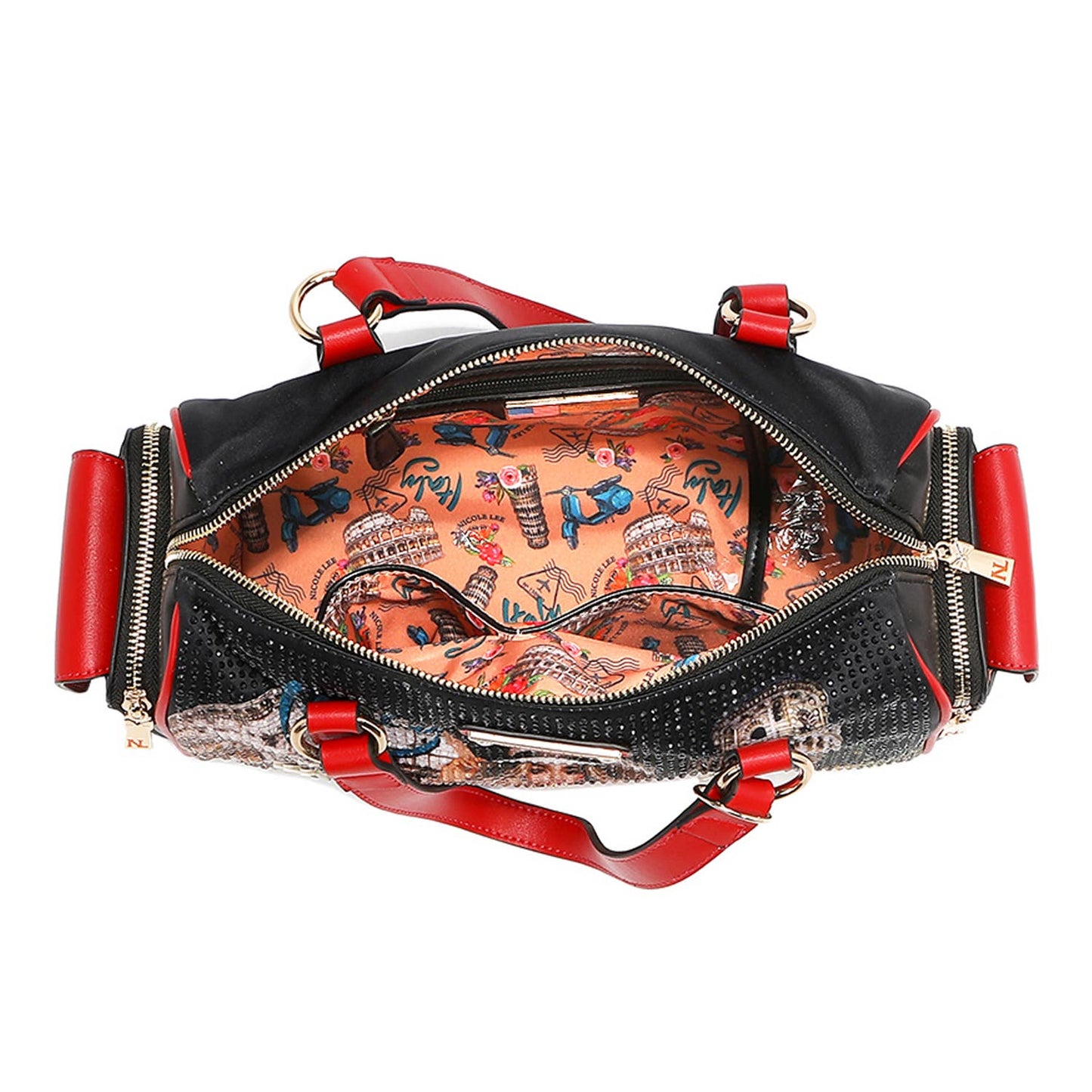 MARTHA TRAVELS ITALY - WIDE HANDBAG