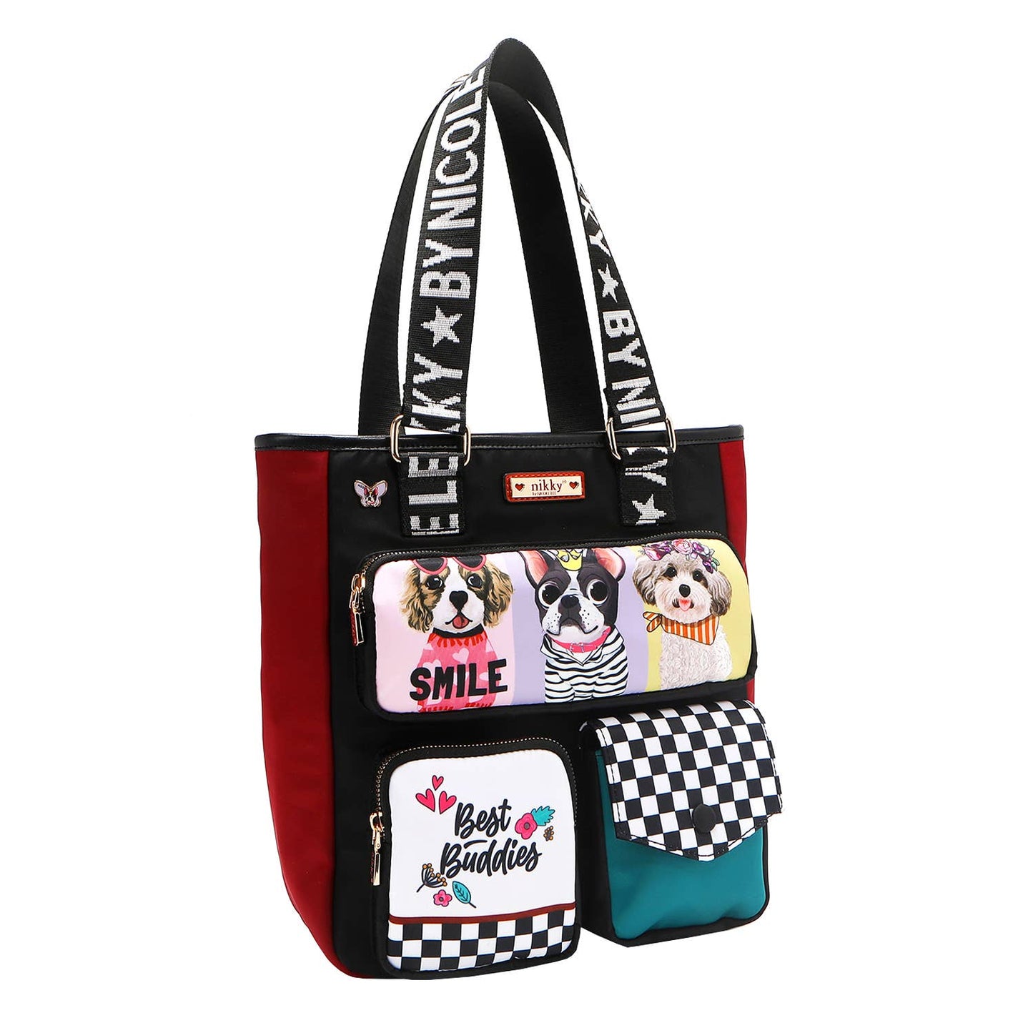 BEST BUDDIES MULTI-POCKET TOTE BAG