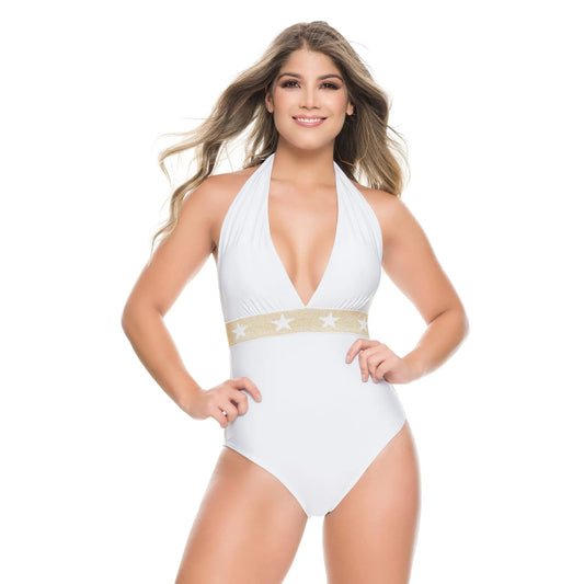 Sculpting retro design swimsuit. Ref. 528006 Fajitexinternacional